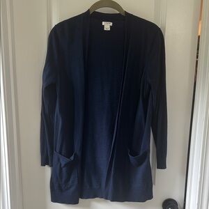 J. Crew Factory Blue Cardigan Sweater
